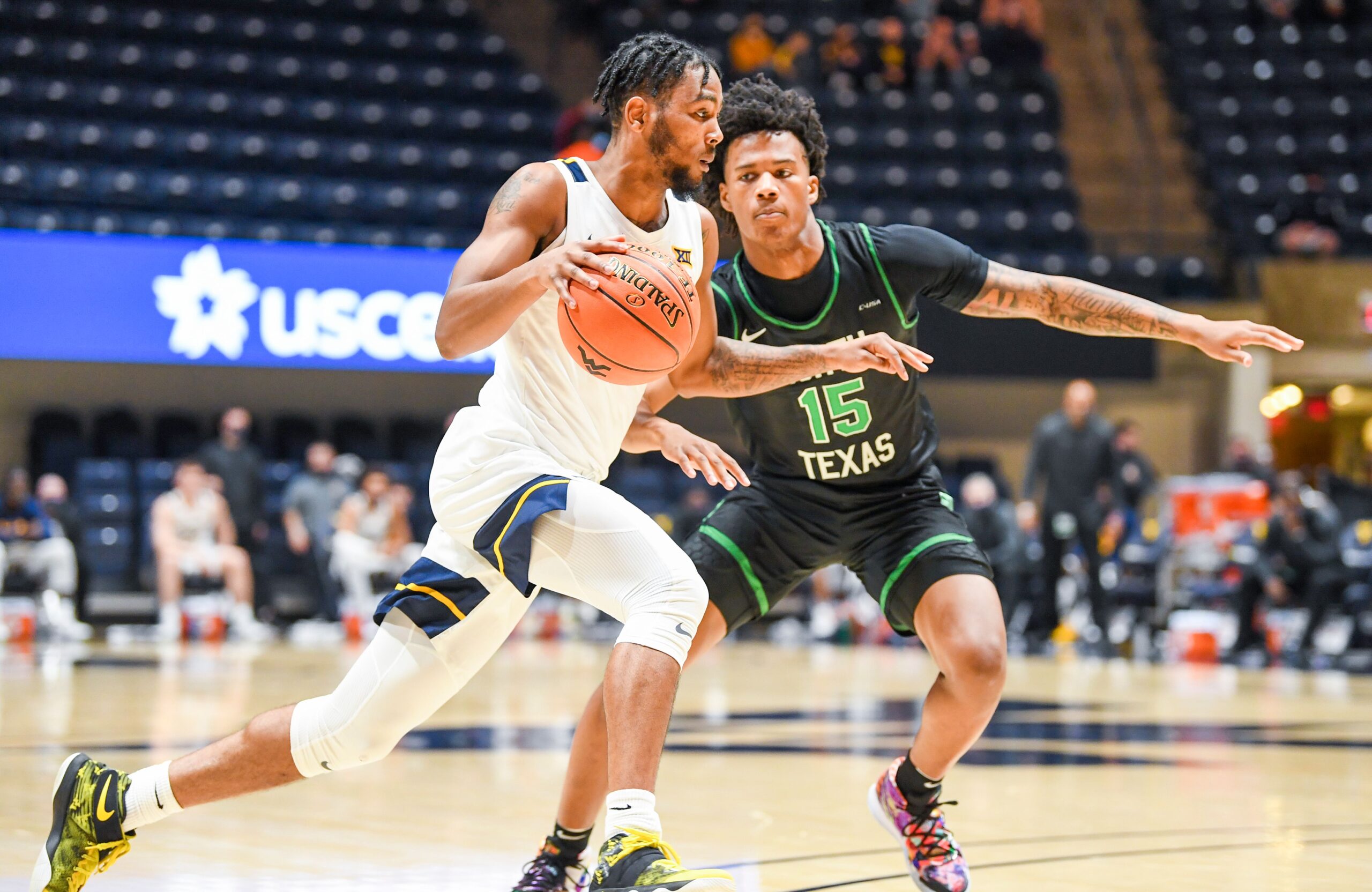 No. 11 West Virginia uses second-half rally to hold off North Texas, 62-50